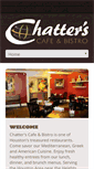 Mobile Screenshot of chatterscafe.com